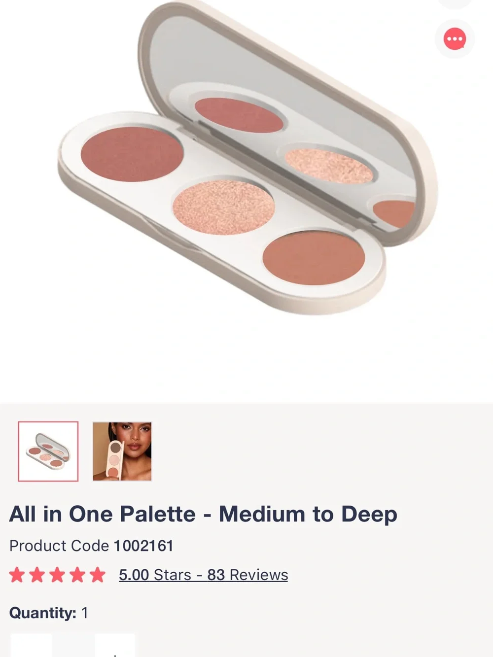 BNIB- Farmasi All-In-One Palette in shade: medium/deep